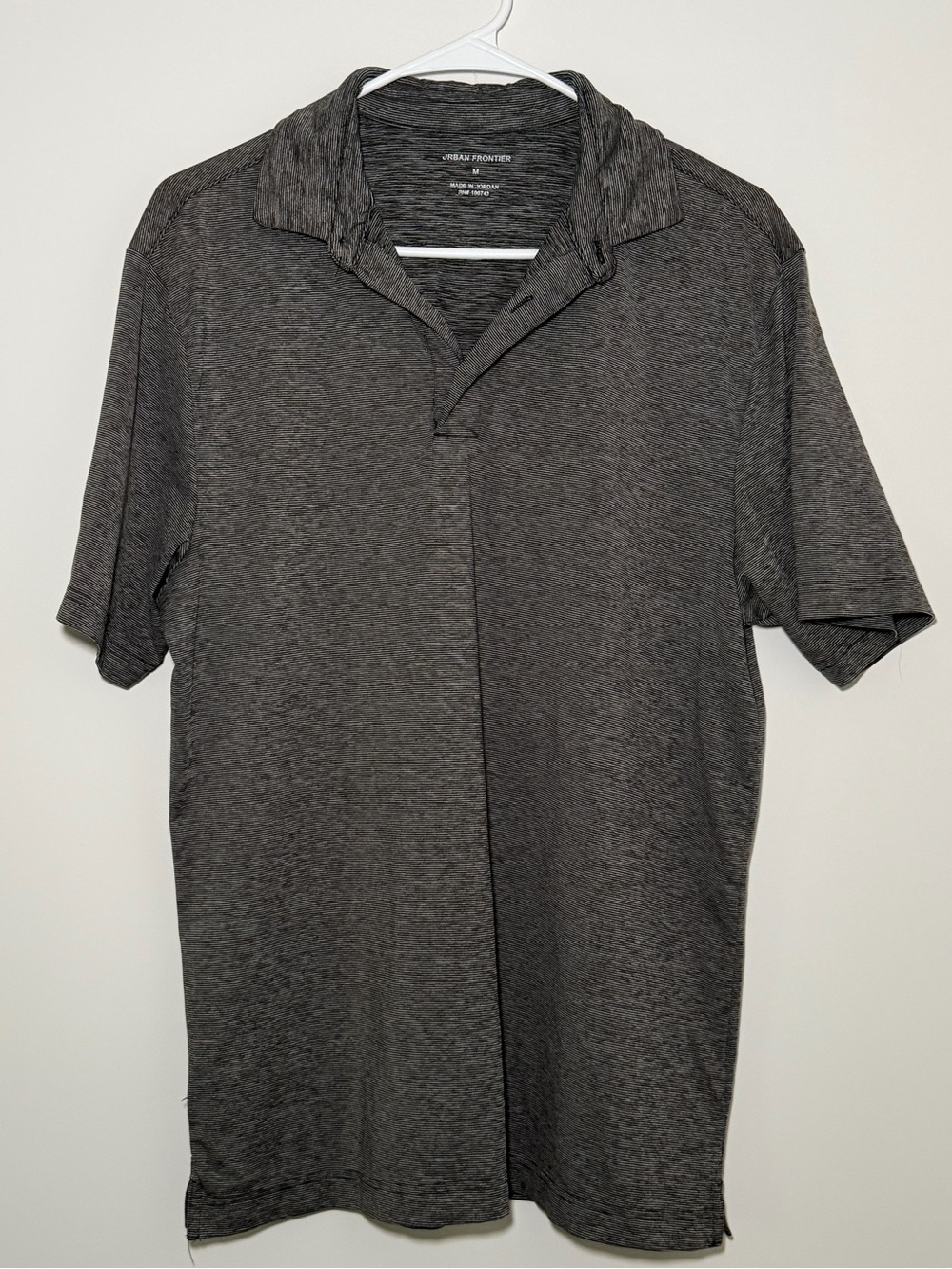 Urban Frontier Heather Gray Polo Shirt Men’s Medium